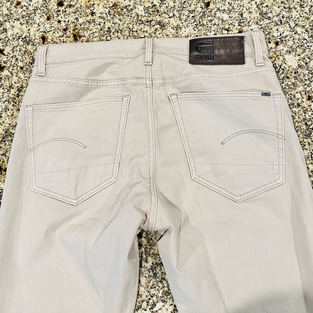 G-Star 3301 Slim Men Jeans - Tan - Picture 4 of 6